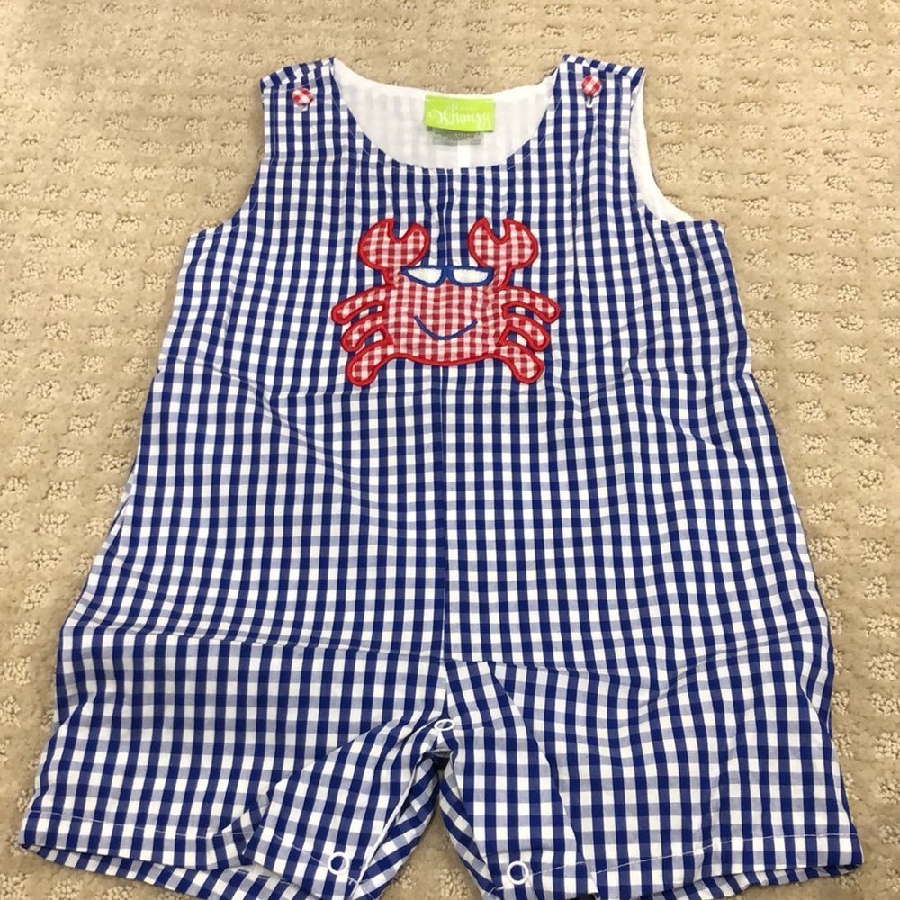 Classic Whimsy Crab Romper 2T